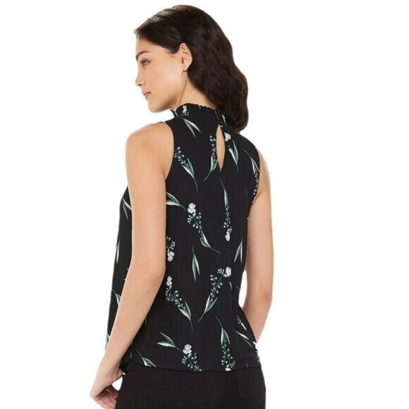 Women's Apt. 9 Ruffled High‎ Neck Tank XL NWOT - Picture 2 of 8